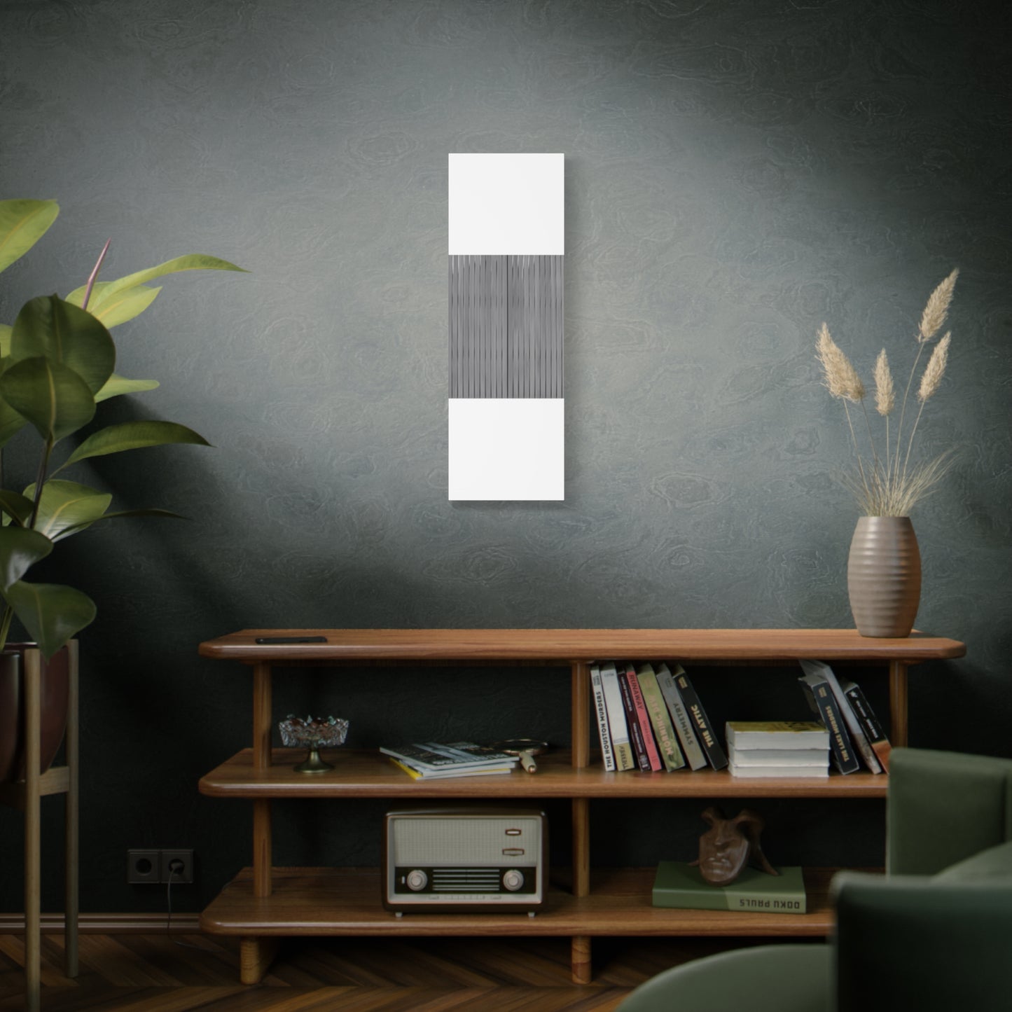 Modern Striped Canvas Art - 1.25" Stretched Wall Decor - TRV