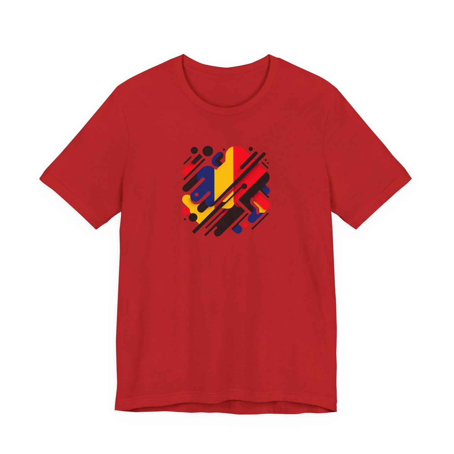 Artistic Heart Unisex Jersey Tee - Vibrant Graphic Tee, Casual Wear, Gift for Art Lovers, Birthday Surprise, Everyday Comfort - TRV