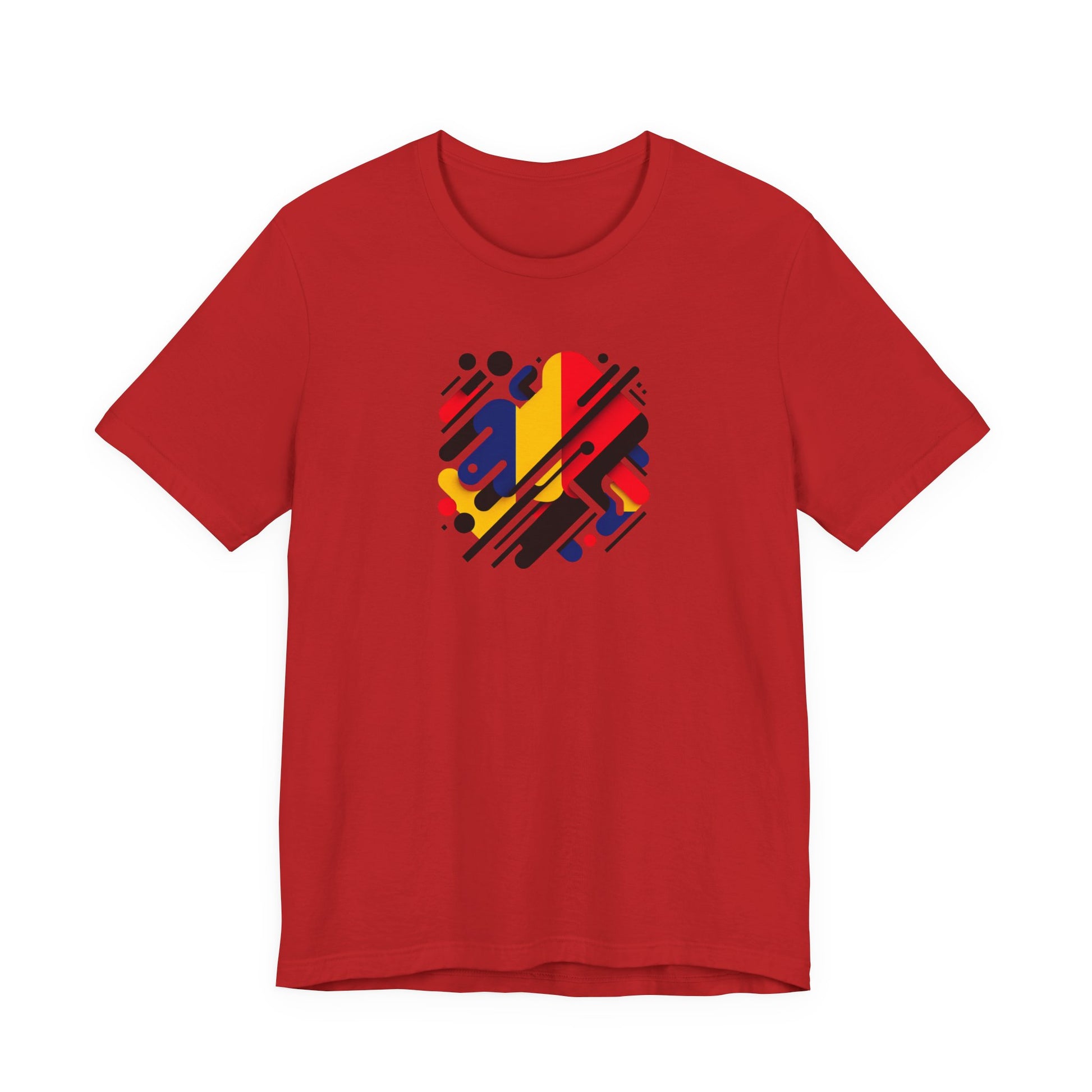 Artistic Heart Unisex Jersey Tee - Vibrant Graphic Tee, Casual Wear, Gift for Art Lovers, Birthday Surprise, Everyday Comfort - TRV
