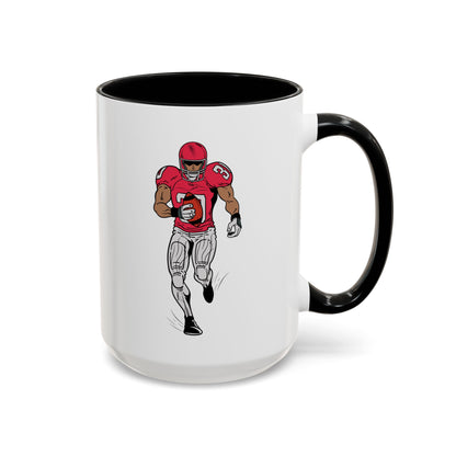 Football Player Coffee Mug, Sports Fan Gift, Motivational Coffee Cup, Game Day Mug, Unique Sports Merchandise