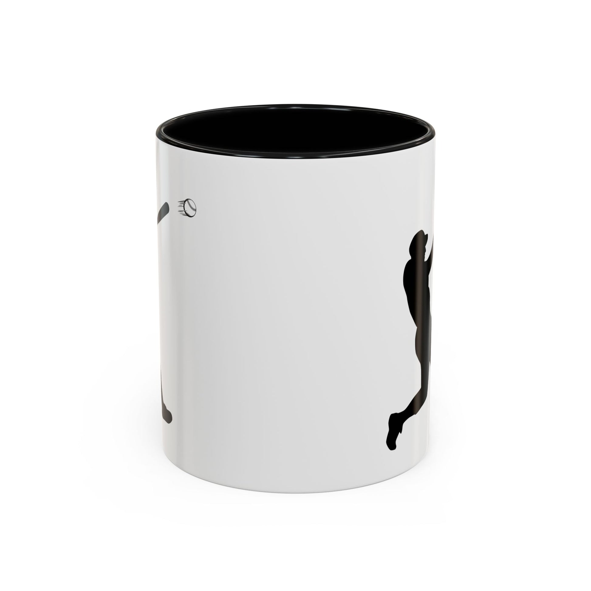 Baseball Player Accent Coffee Mug, Sports Gift, Baseball Lover Mug, Unique Coffee Cup, Personalized Sports Mug - TRV