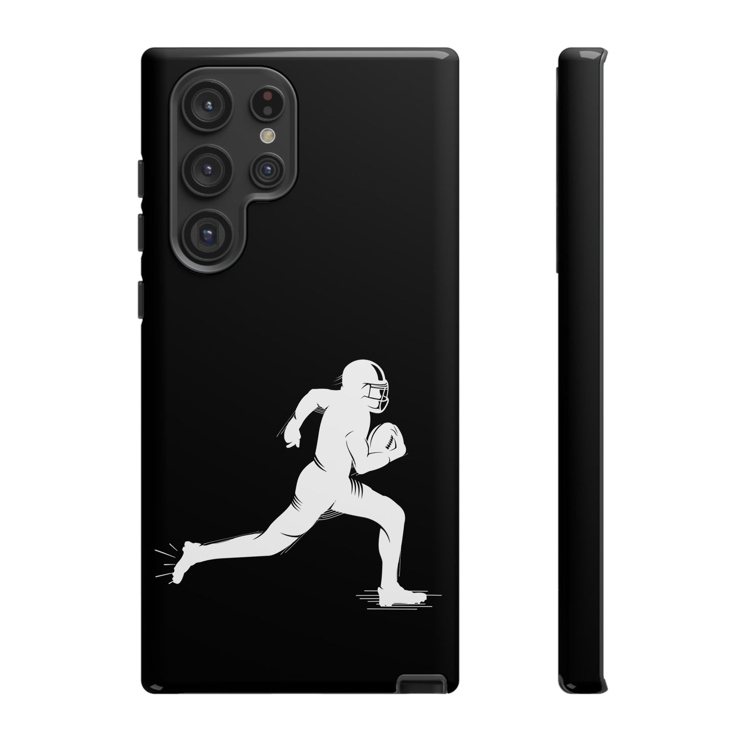 Football Player Phone Case, Tough Cases, Sports Phone Cover, Gift for Athletes, iPhone & Samsung Accessories, Running Player Design - TRV