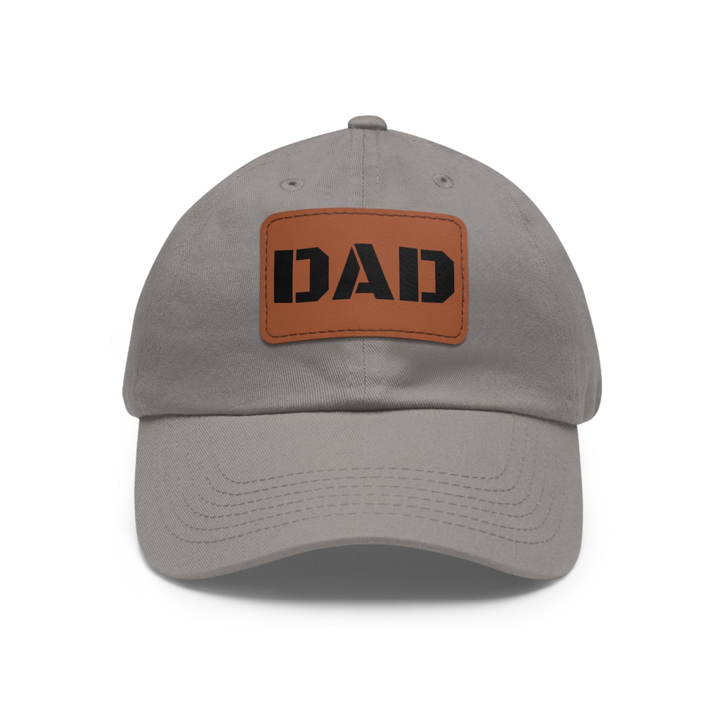Stylish Dad Hat with Leather Patch | Perfect Gift for Fathers Day, Casual Wear, Dad's Birthday, Outdoor Activities