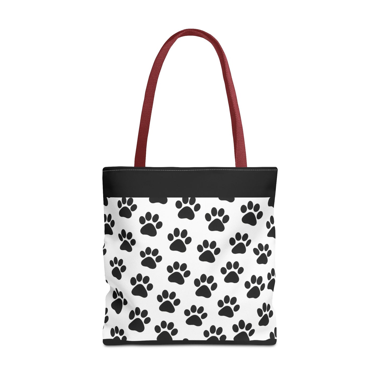 Paw Print Tote Bag, Dog Lover Gift, Shopping Tote, Eco-Friendly Bag, Pet Accessory, Animal Print Carryall - TRV