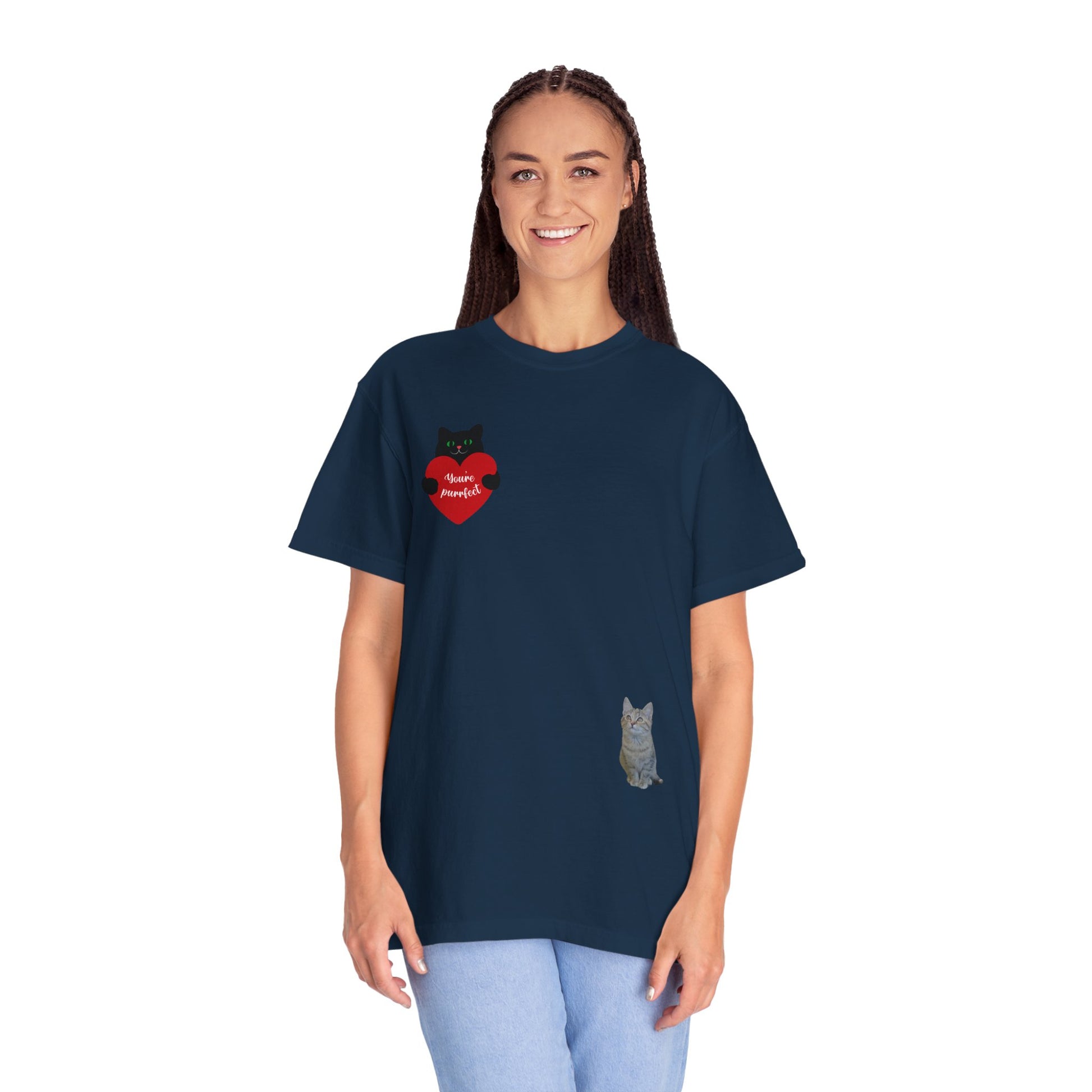 Cat Lover Unisex T-Shirt, Cute Cat Tee, Gift for Cat Owners, Animal Lover Shirt, Birthday Gift, Casual Comfort Tee, Pet Theme - TRV