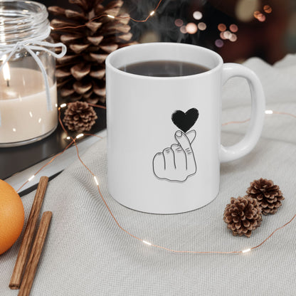Heartwarming Ceramic Mug for Coffee Lovers - 11oz & 15oz
