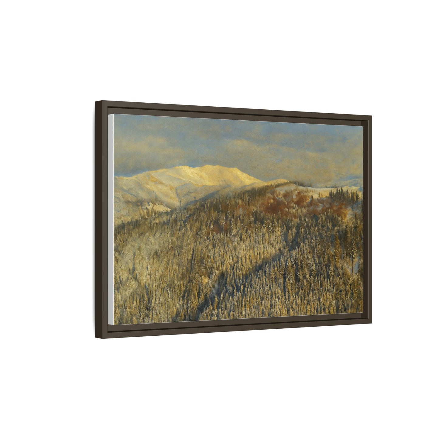 Framed Mountain Canvas Art, Perfect for Home Decor, Nature Wall Art, Gift for Nature Lovers, Cozy Atmosphere - TRV