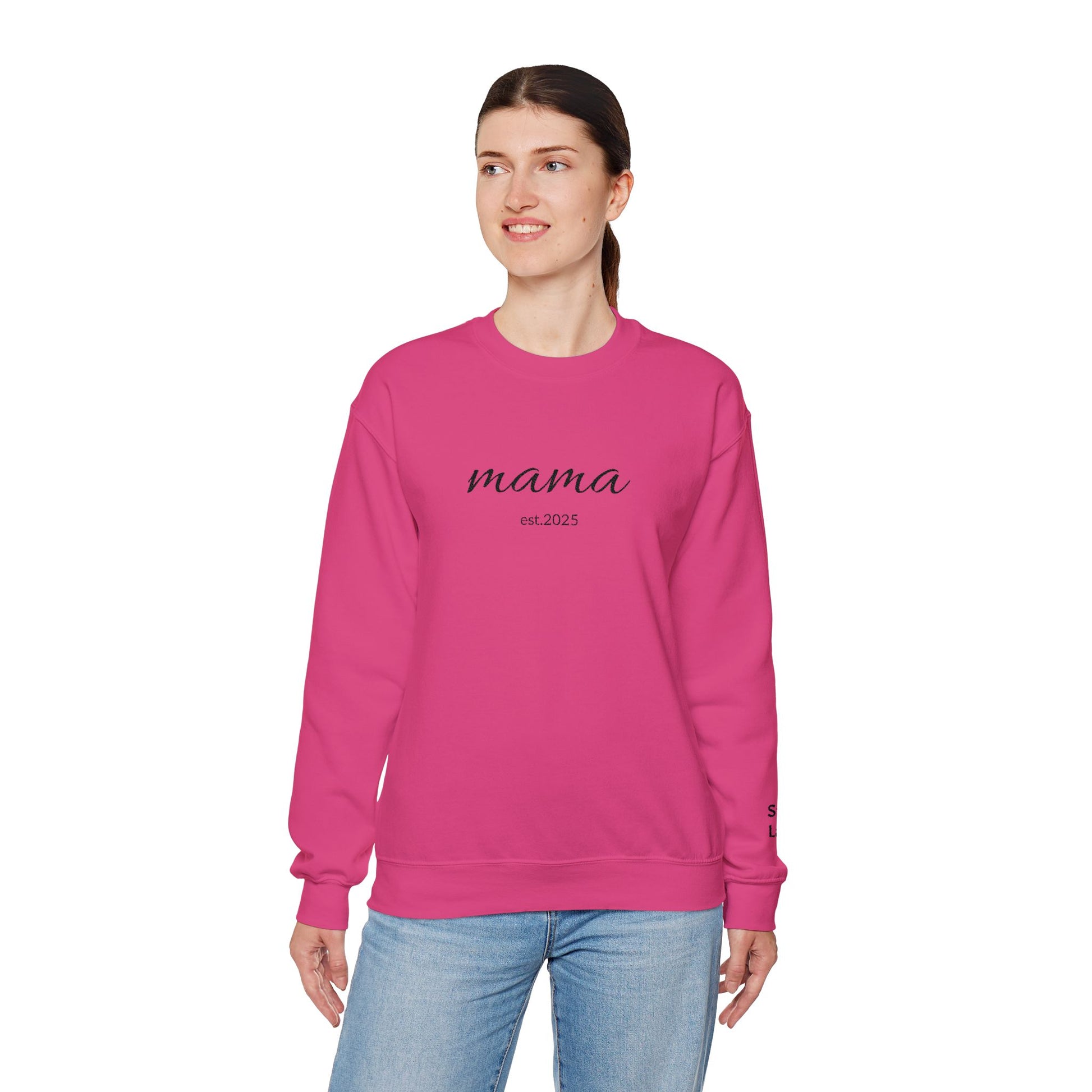 mama sweatshirt | simple script mom pullover - TRV