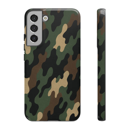 Camouflage Phone Case, Tough Cases, Military Style, Unique Phone Accessories, Gift for Him, Durable Phone Cover - TRV