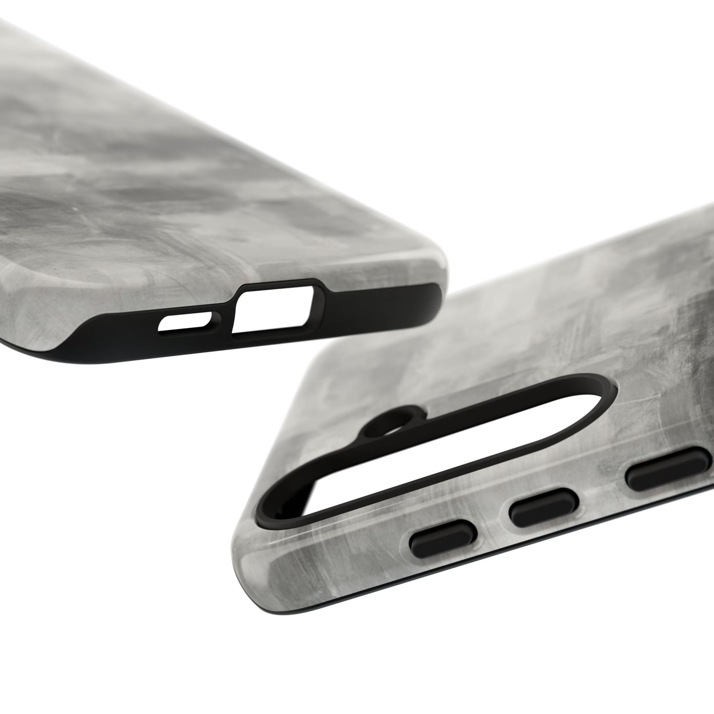 Stylish Phone Case for Tough Protection, Marble Grey Design, Customizable Gift for Her, Unisex Mobile Accessory, Birthday Present, [...] - TRV