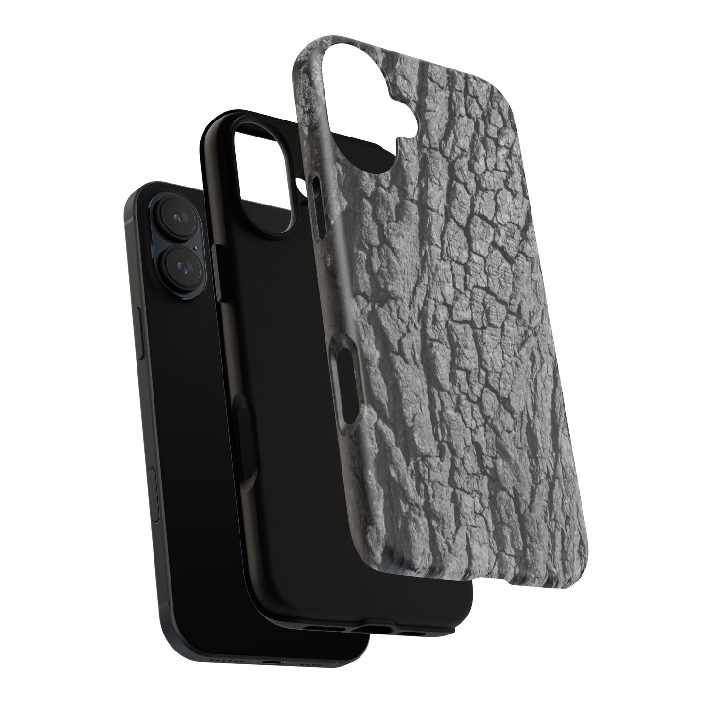 Rustic Bark Phone Case - Tough and Durable Protection - TRV