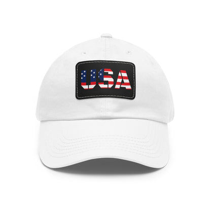 Dad Hat with USA Leather Patch - TRV