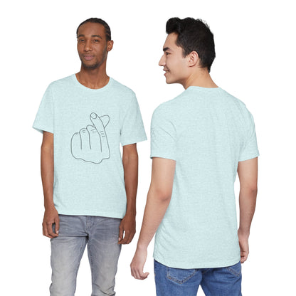 Minimalist Hand Sign Unisex Tee | Casual Everyday Wear | Perfect for Gift Givers
