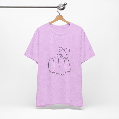 Minimalist Hand Sign Unisex Tee | Casual Everyday Wear | Perfect for Gift Givers