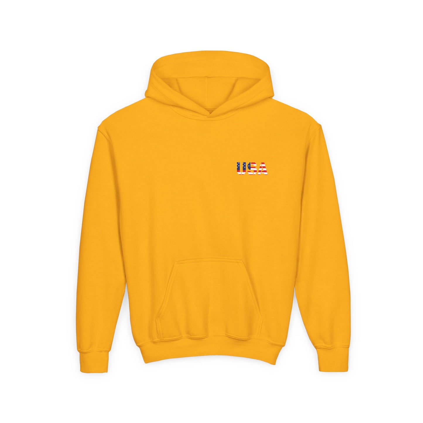 USA Flag Youth Hoodie, Youth Sweatshirt, Cool Hoodie for Kids, American Pride Apparel, Comfortable Boys and Girls Sweatshirt