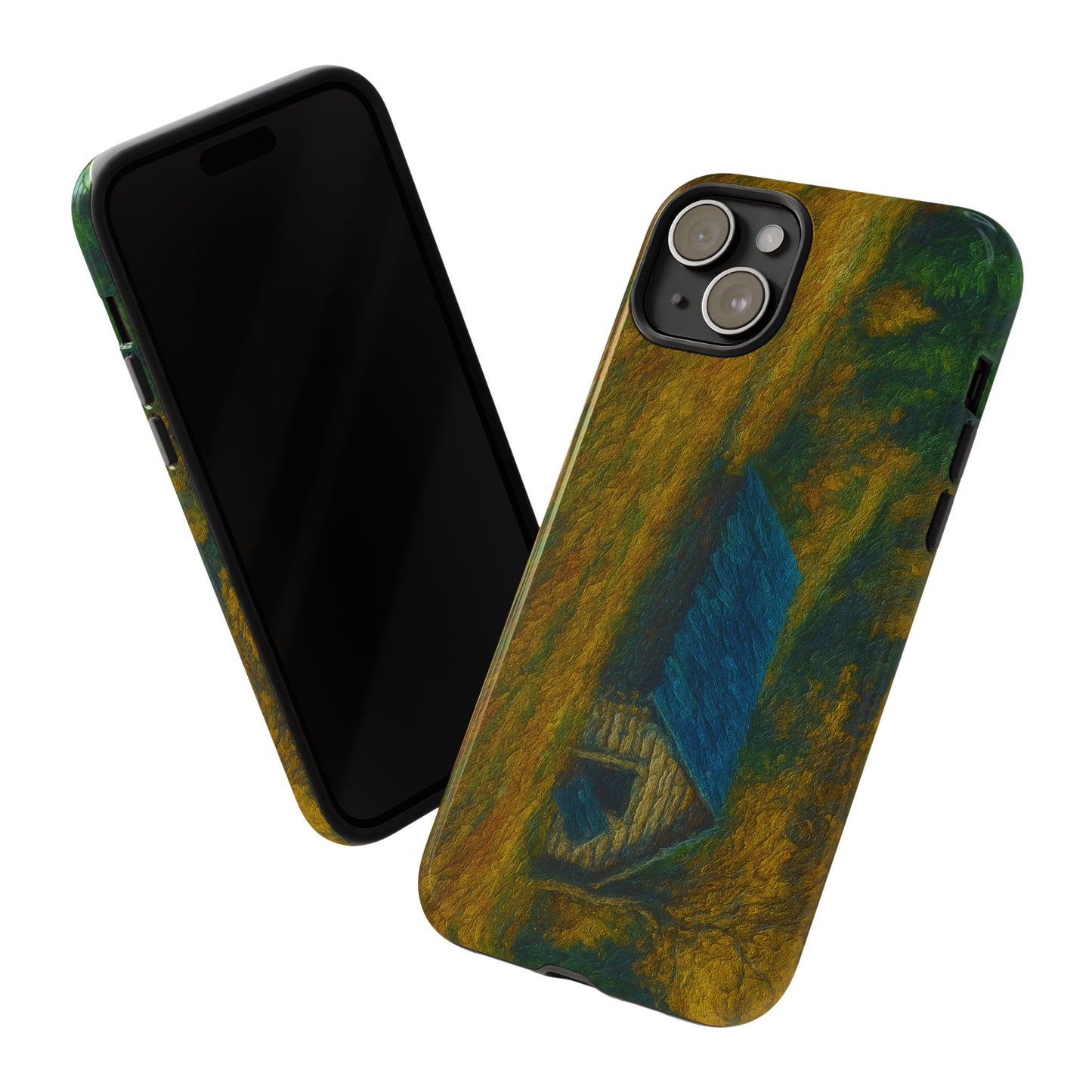 Artistic Phone Case by Tough Cases, Nature-Inspired Phone Protection, Unique Gift for Nature Lovers, Stylish Accessory, Fall Aesthetic - TRV