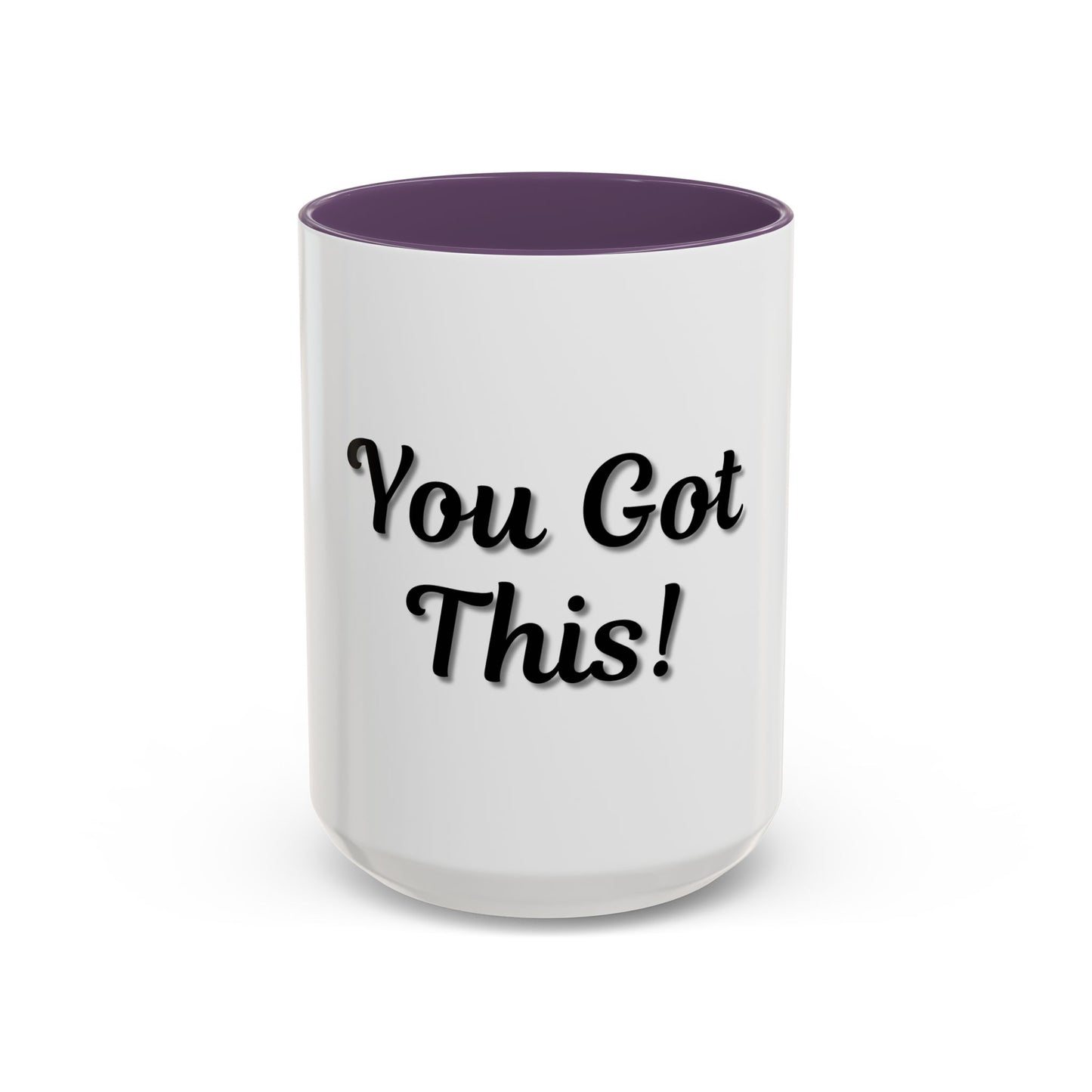 Inspirational Accent Coffee Mug - "You Got This!" - Perfect for Motivation & Gifts - TRV