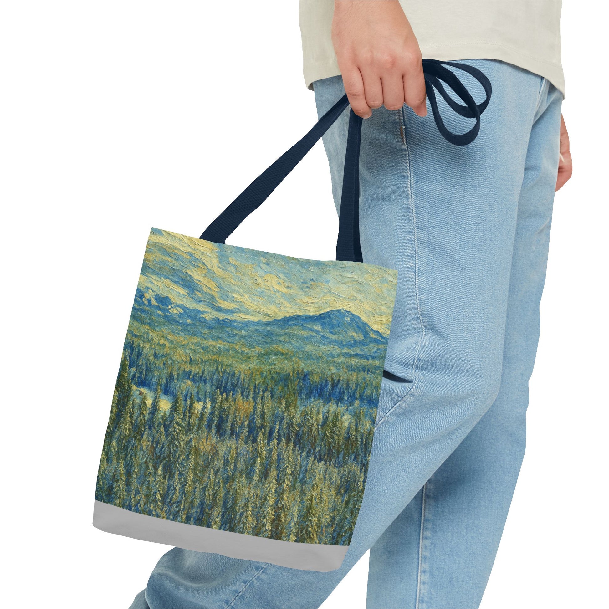 Nature-Inspired Tote Bag, Eco-Friendly Carryall, Bohemian Style Purse, Art Tote, Great Gift for Nature Lovers, Shopping Bag, Travel [...] - TRV