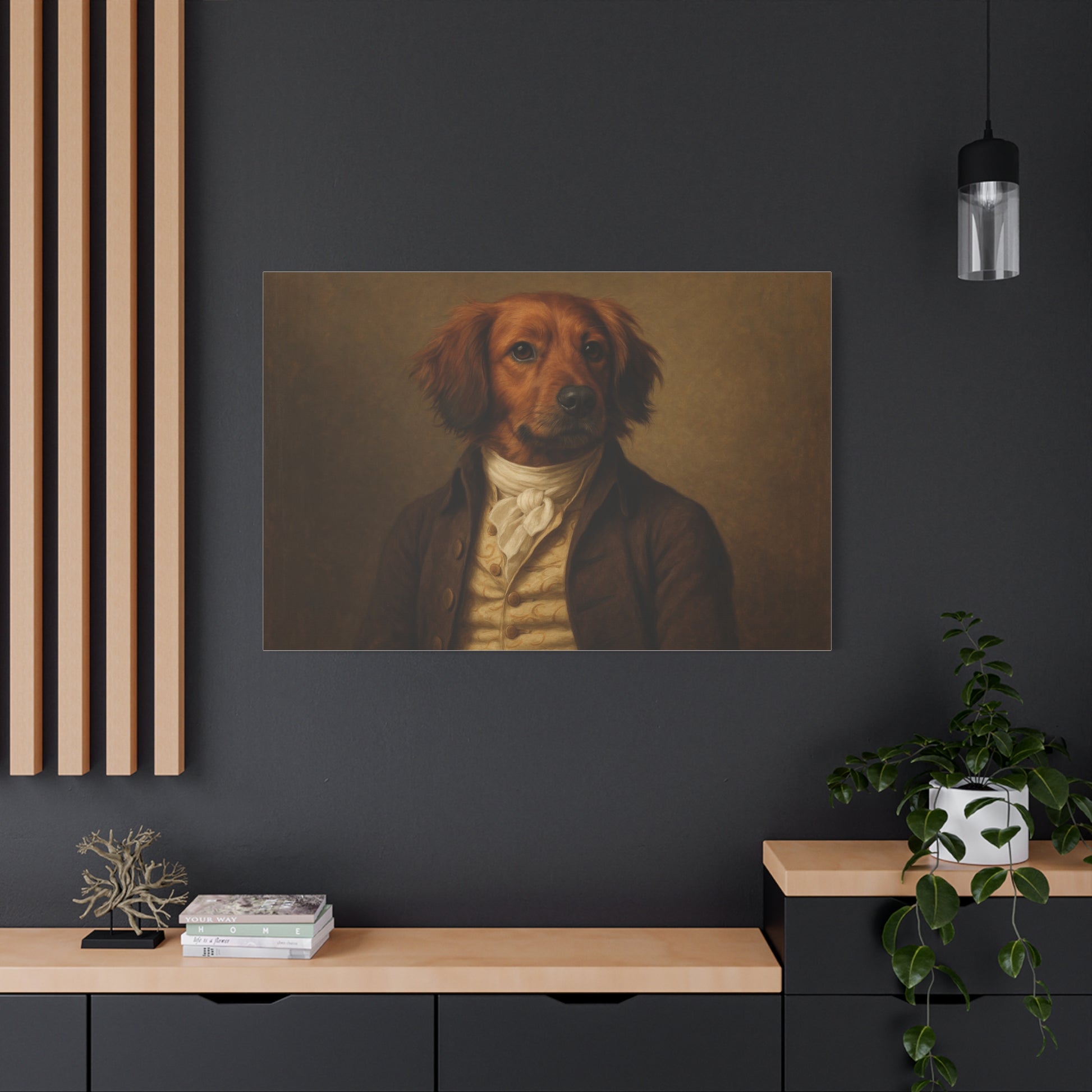 Regal Dog Portrait Matte Canvas - TRV