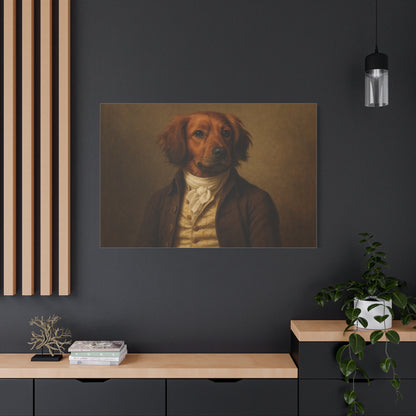 Regal Dog Portrait Matte Canvas - TRV