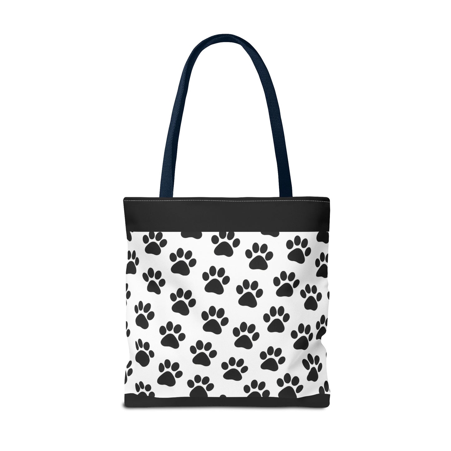 Paw Print Tote Bag, Dog Lover Gift, Shopping Tote, Eco-Friendly Bag, Pet Accessory, Animal Print Carryall - TRV