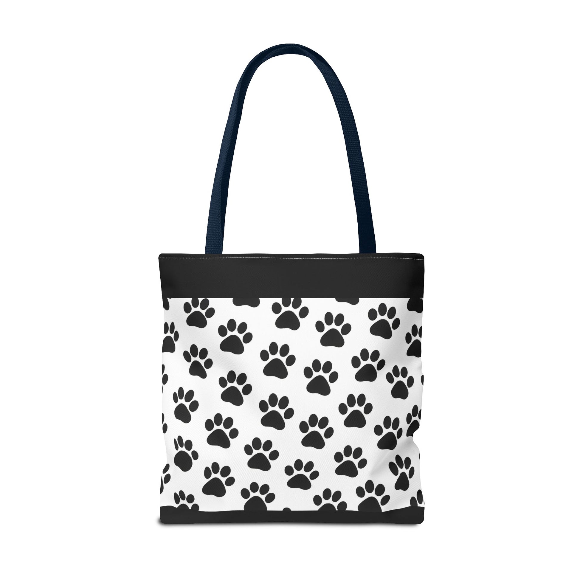 Paw Print Tote Bag, Dog Lover Gift, Shopping Tote, Eco-Friendly Bag, Pet Accessory, Animal Print Carryall - TRV