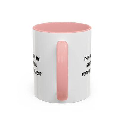Emotional Support Coffee Mug, Funny Gift for Coffee Lovers, Unique Office Mug, Self-Care Gift, Cute Ceramic Mug