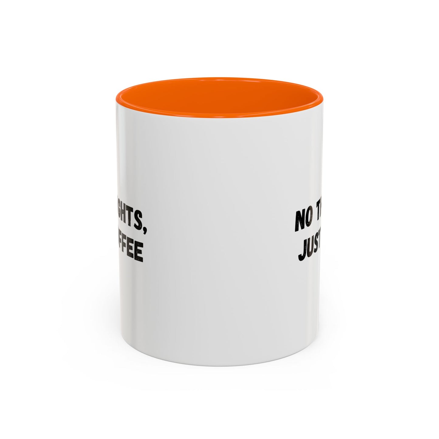 No Thoughts Just Coffee Mug - Fun Coffee Cup, Perfect for Coffee Lovers, Gift for Birthdays, Office Essentials, Unique Caffeine Lover's