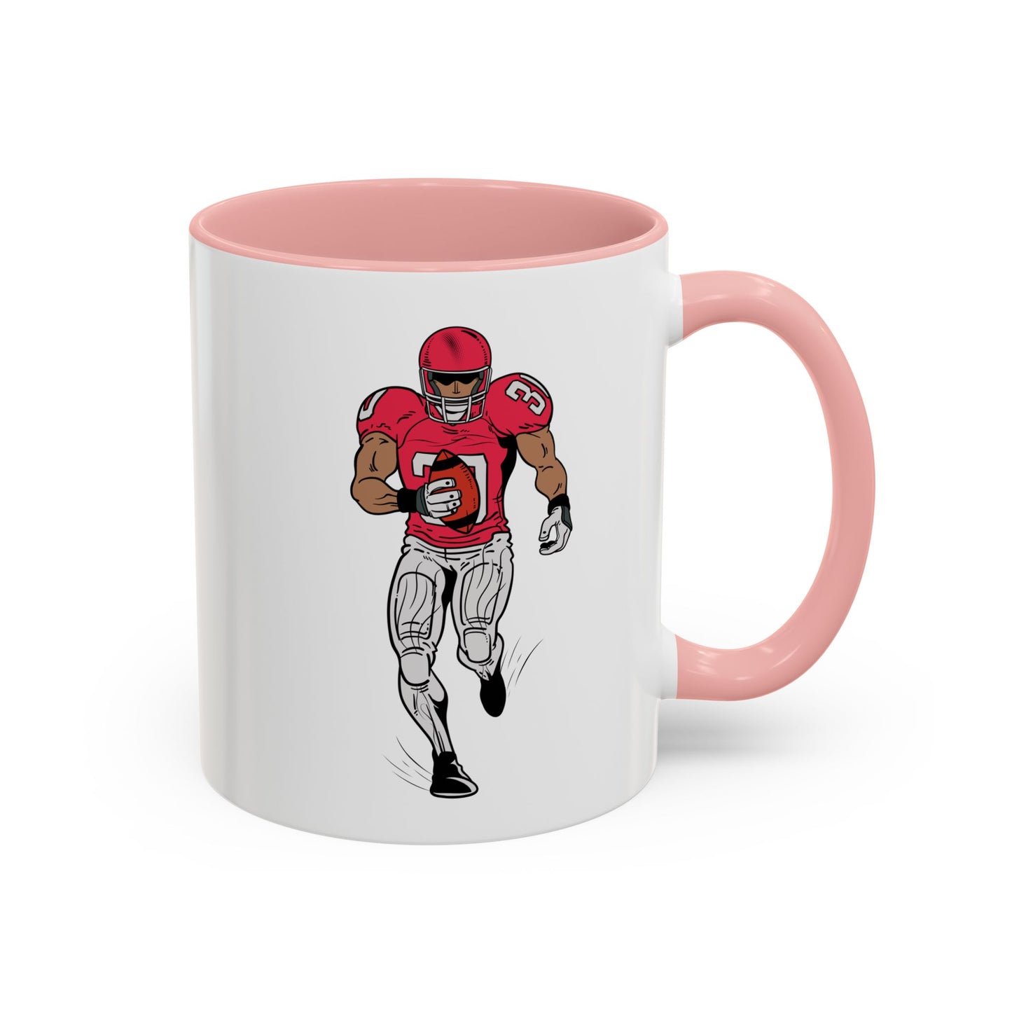 Football Player Coffee Mug, Sports Fan Gift, Motivational Coffee Cup, Game Day Mug, Unique Sports Merchandise