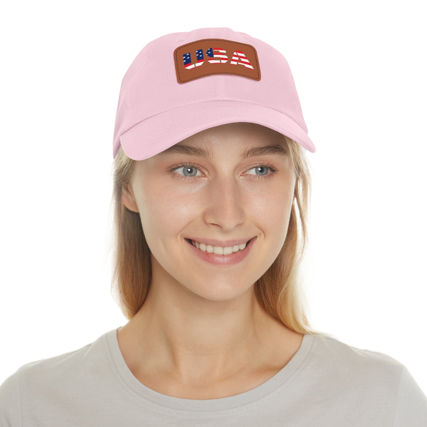 Dad Hat with USA Leather Patch - TRV