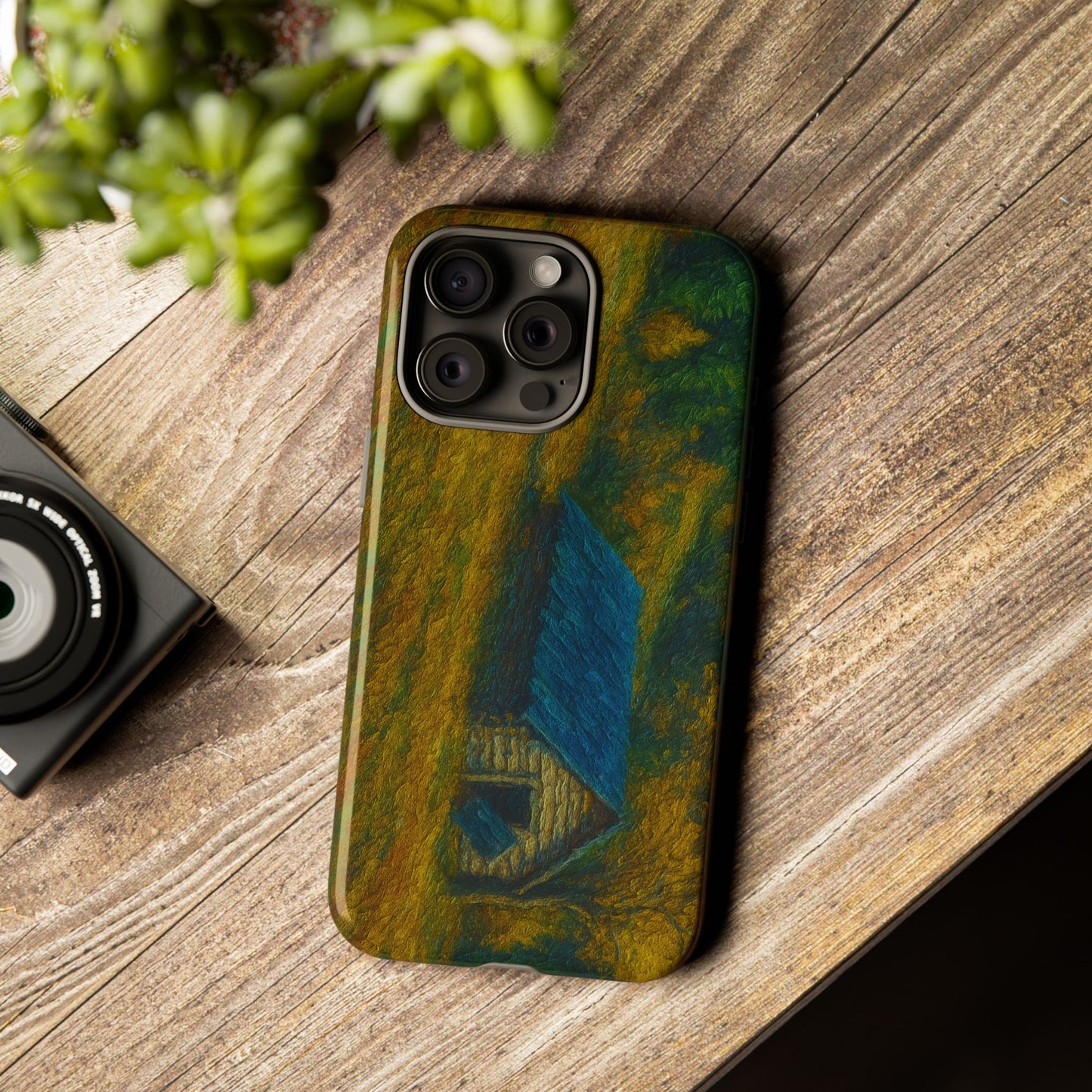 Artistic Phone Case by Tough Cases, Nature-Inspired Phone Protection, Unique Gift for Nature Lovers, Stylish Accessory, Fall Aesthetic - TRV