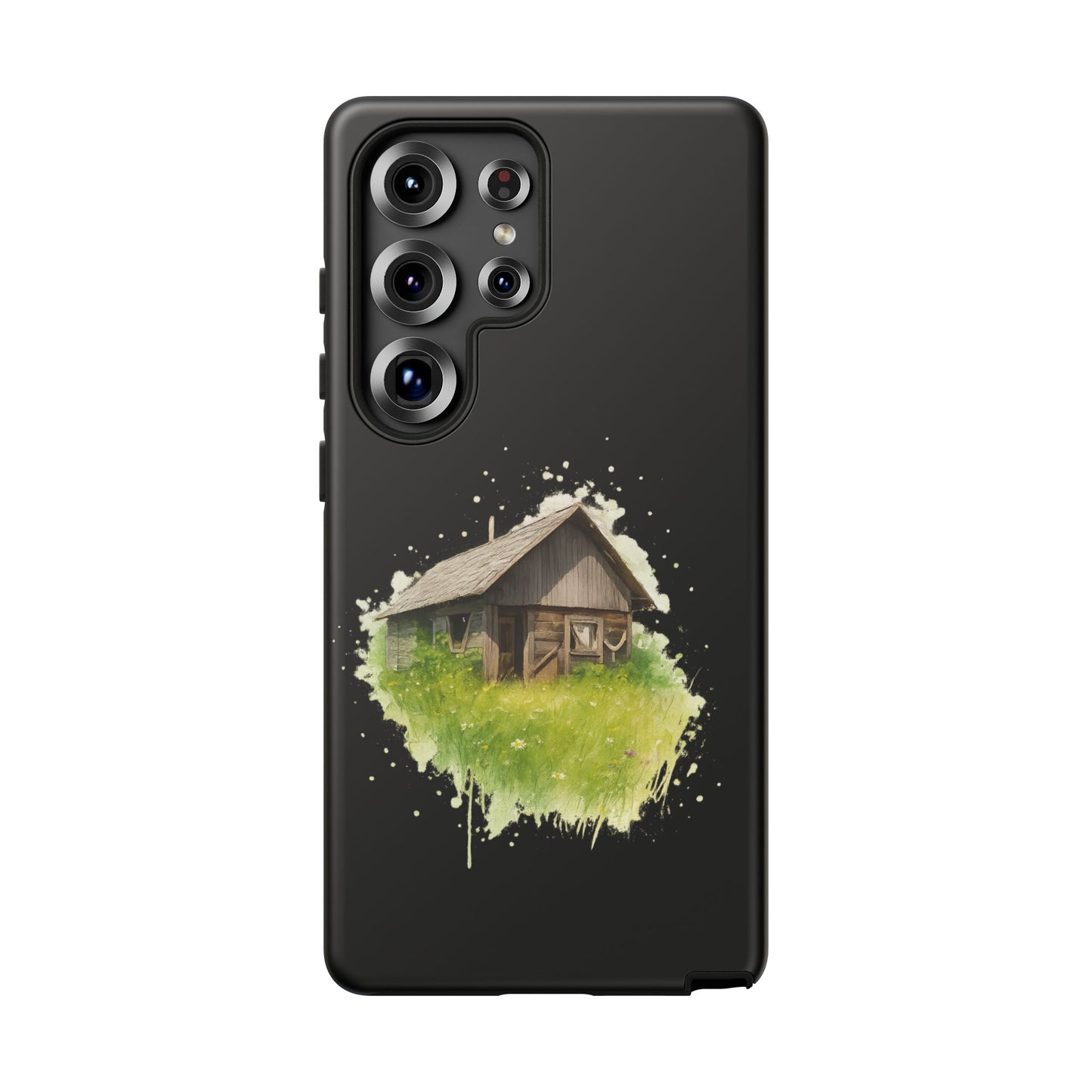 Rustic Farmhouse Phone Case, Cute Cottage Design, Tough Cases for Nature Lovers, Eco-Friendly Gift, Customizable Tech Accessories - TRV