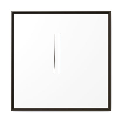 Minimal Line Art | Matte Canvas Framed