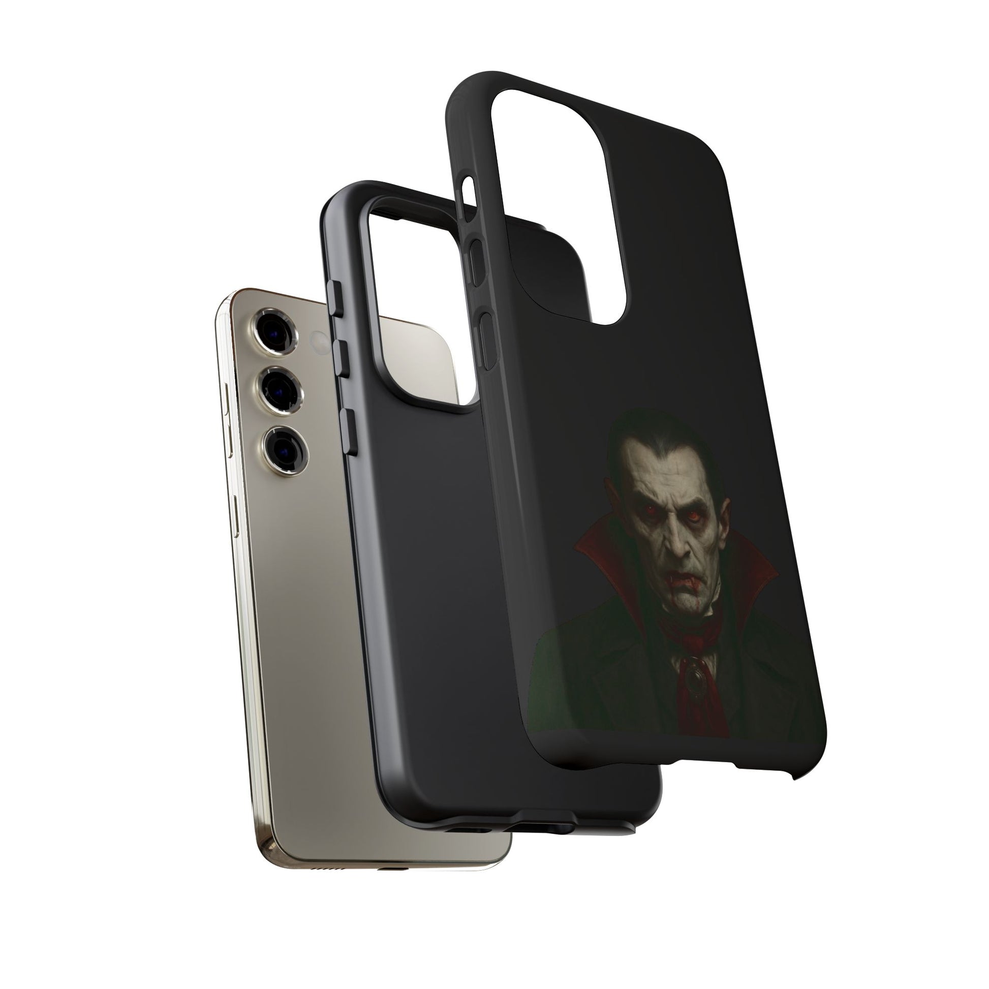 Vampire Phone Case - Tough Cases for Halloween, Gothic Decor, Gifts for Horror Fans, Spooky Accessories, Unique Cellphone Cover - TRV