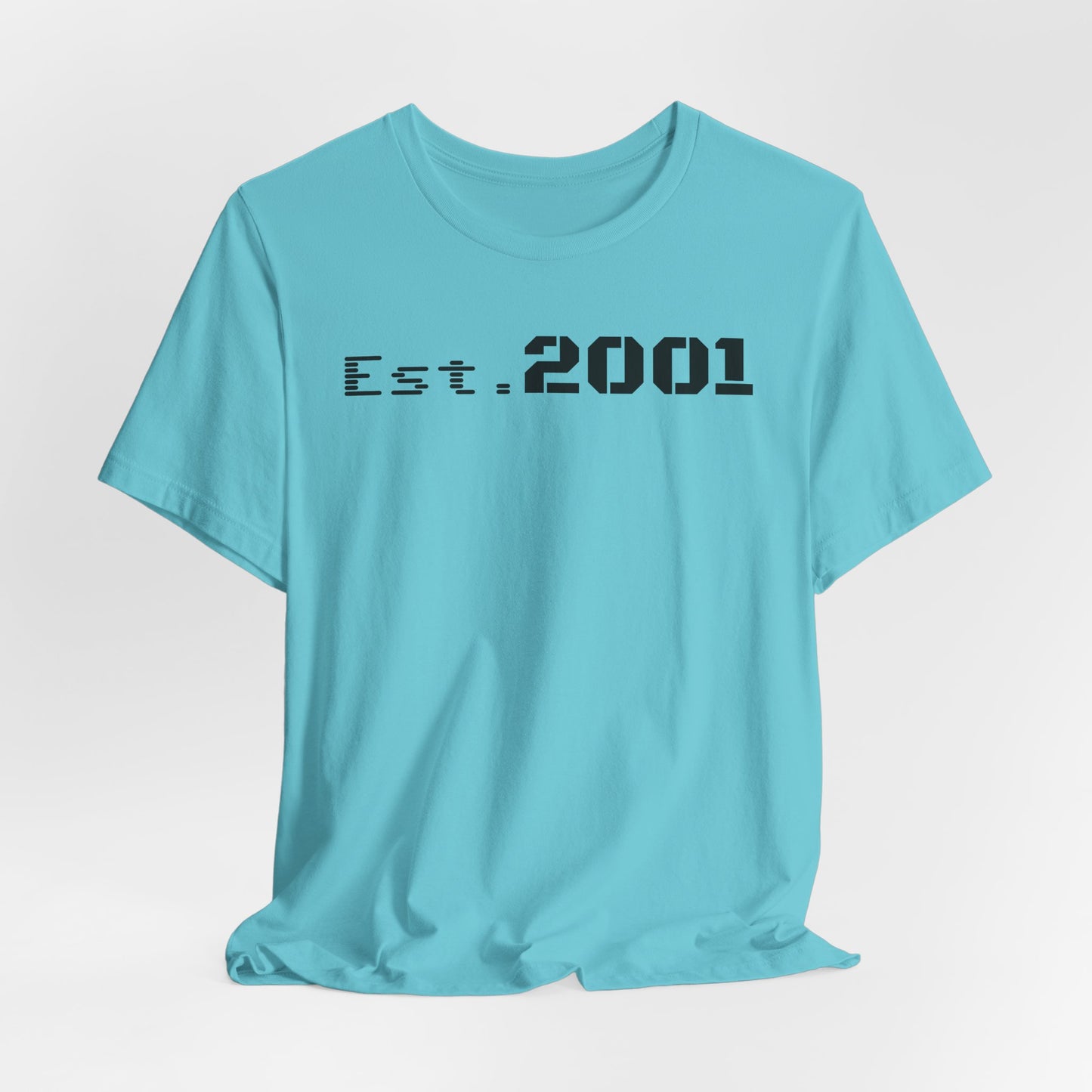 Est. 2001 Unisex Tee - Timeless Casual Wear, Birthday Gift, Nostalgic Fashion, Everyday Comfort, Trendy Streetwear