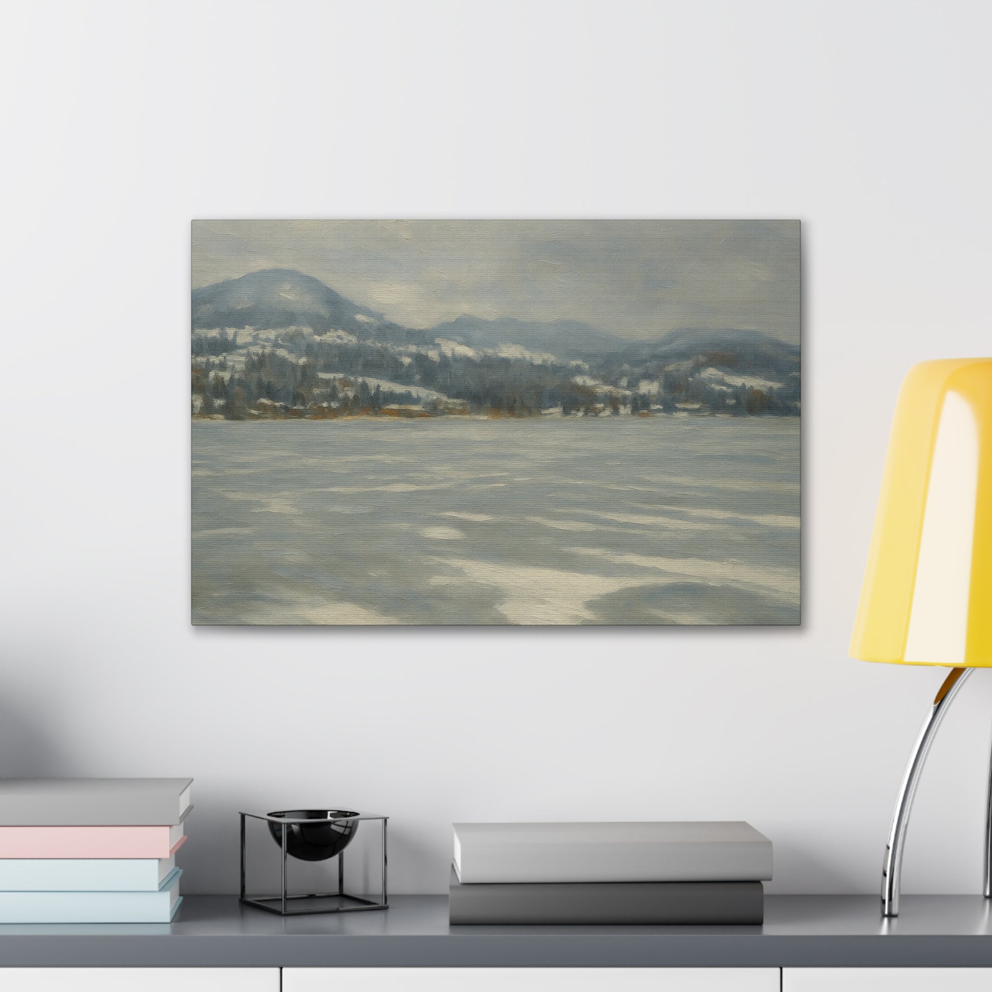 Serene Winter Landscape Canvas - TRV