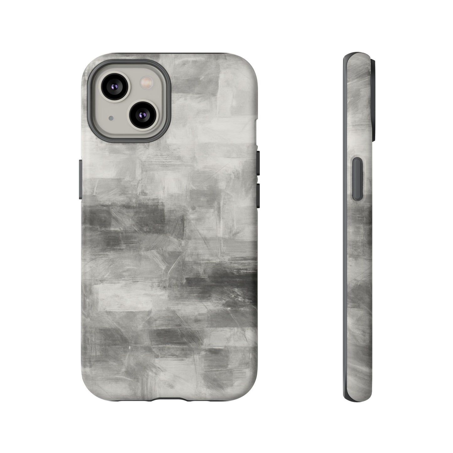 Stylish Phone Case for Tough Protection, Marble Grey Design, Customizable Gift for Her, Unisex Mobile Accessory, Birthday Present, [...] - TRV