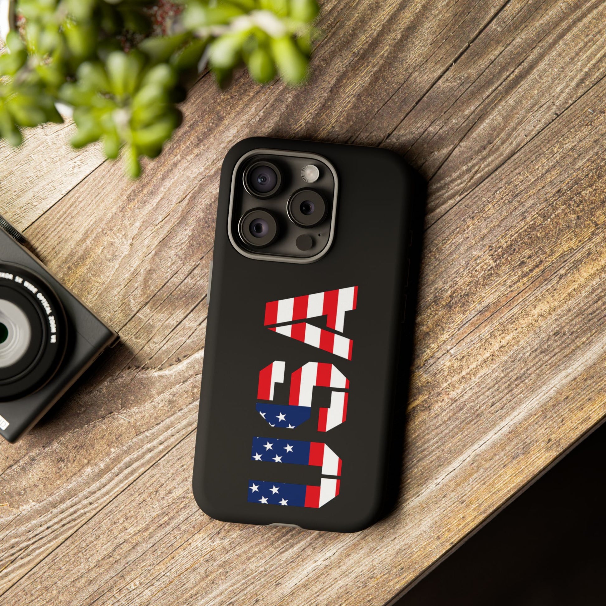 USA Flag Phone Case, Tough Phone Cover, Patriotic Gift, Independence Day Accessory, American Pride Mobile Case - TRV
