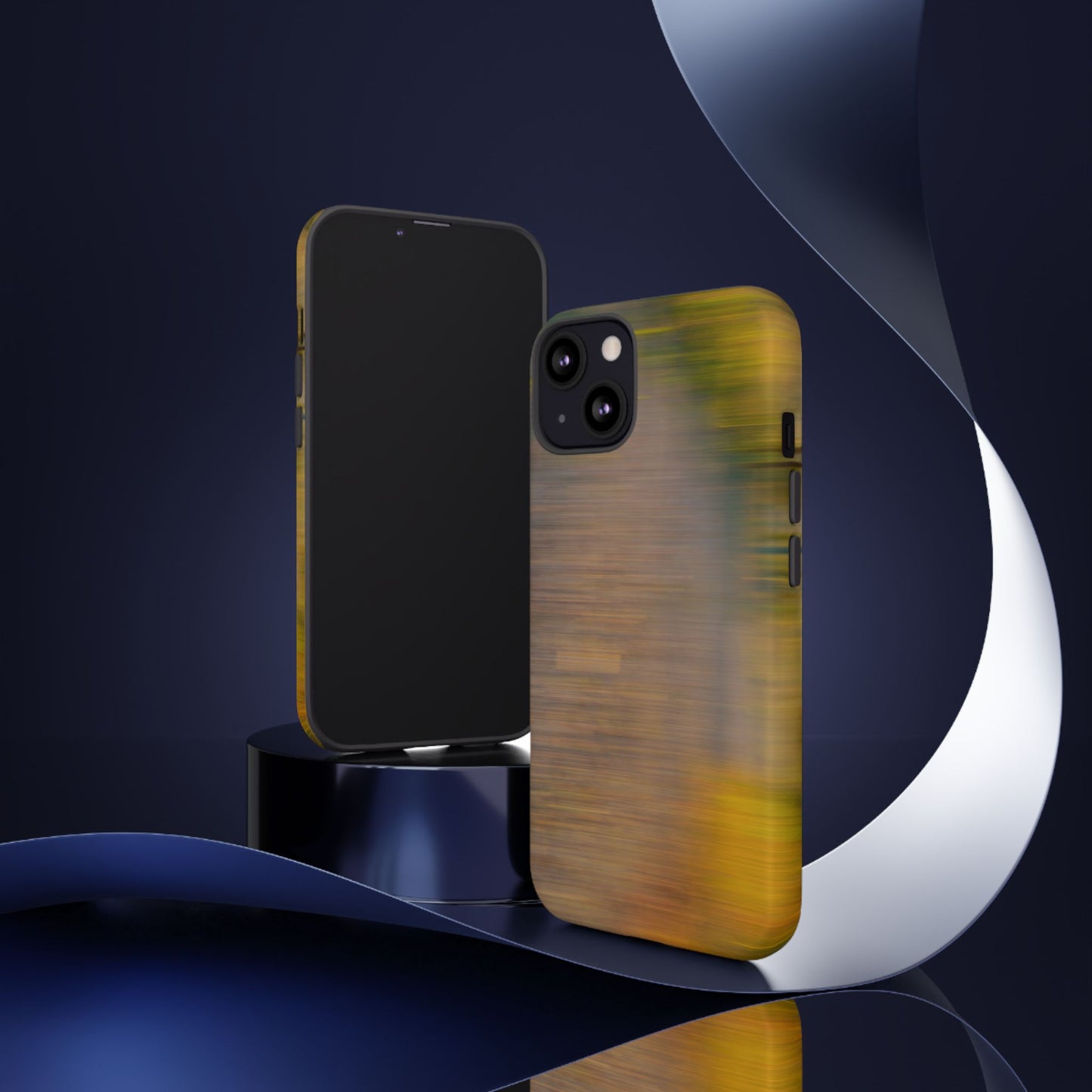 Autumn Blur Tough Phone Case — Fall Colors Protective iPhone Cover