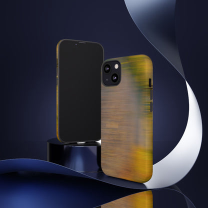 Autumn Blur Tough Phone Case — Fall Colors Protective iPhone Cover