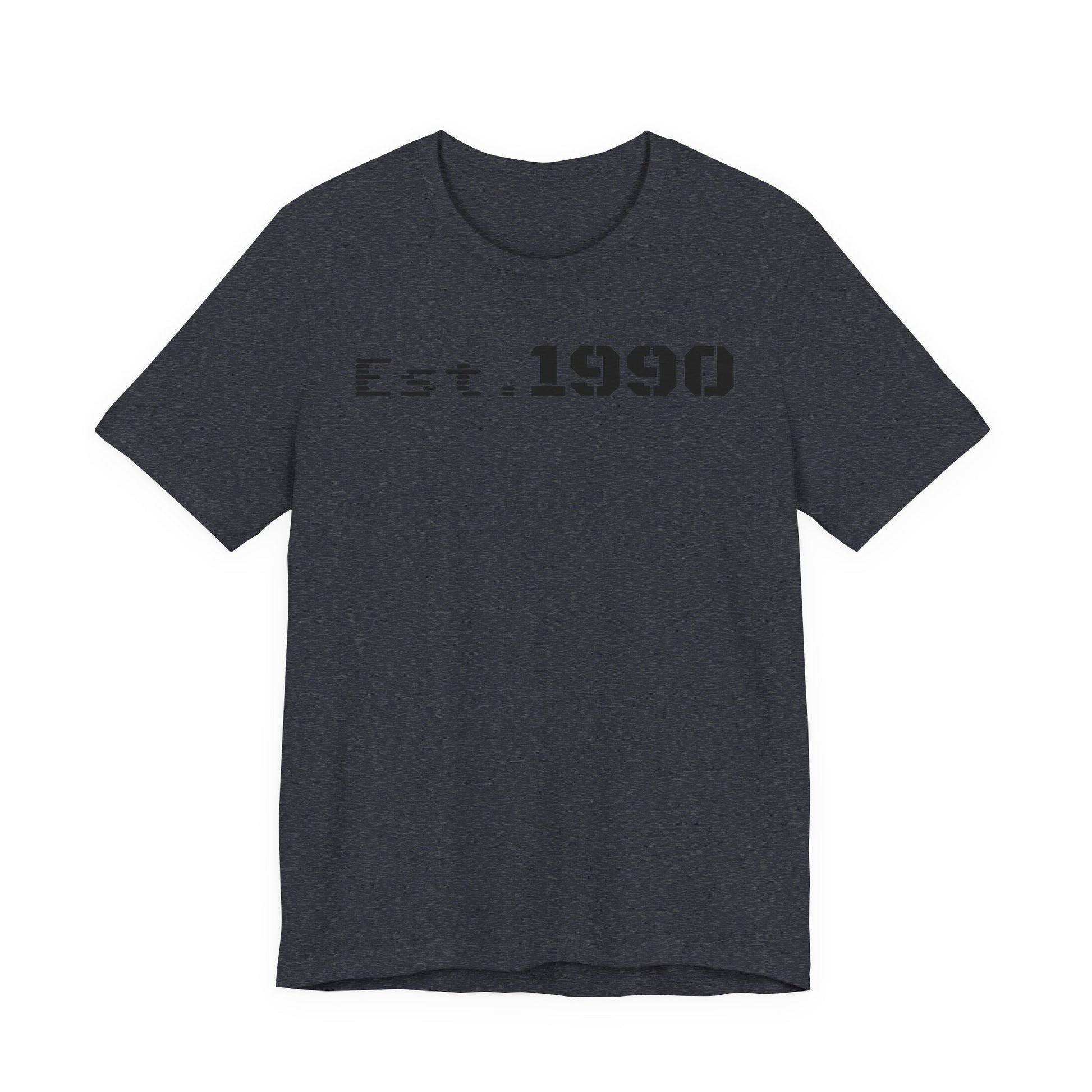 Unisex Est. 1990 Nostalgic Jersey Tee - Perfect Gift, Vintage Style, Retro Fashion, Birthday Celebration, Casual Wear - TRV