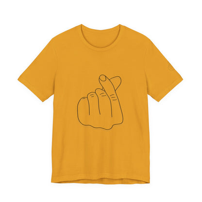 Minimalist Hand Sign Unisex Tee | Casual Everyday Wear | Perfect for Gift Givers