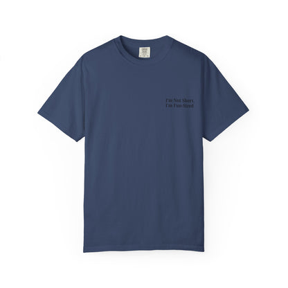 Playful Unisex Garment-Dyed T-shirt: I'm Not Short, I'm Fun Sized, Funny Shirt, Gift for Teens, Casual Wear, Birthday Gift, Humor Tee - TRV