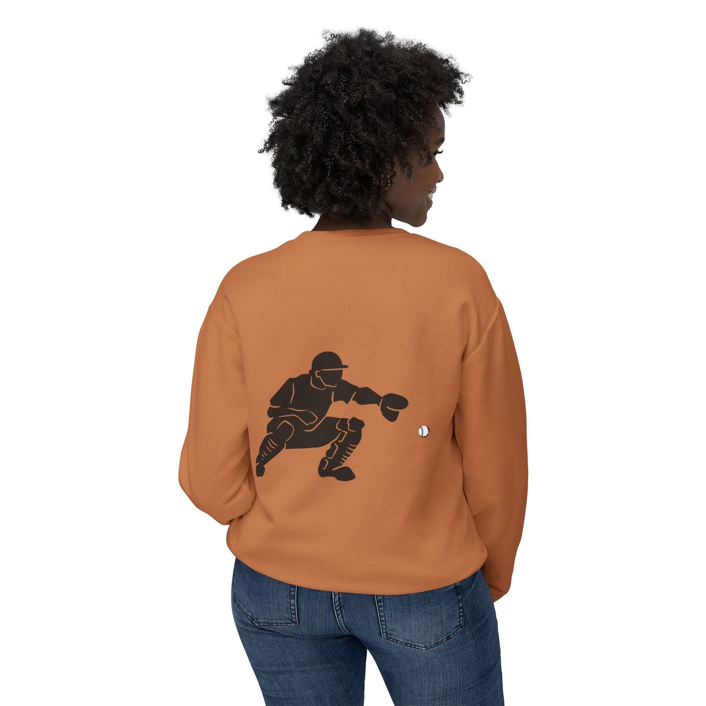 Baseball Catcher Unisex Sports Crewneck Sweatshirt - Perfect for Athletes & Casual Wear, Great for Game Days, Birthdays, Apparel for Fans