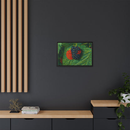 Van Gogh Style Blackberry Canvas Art, Framed Wall Decor, Botanical Print, Summer Home Decor, Gift for Garden Lovers - TRV
