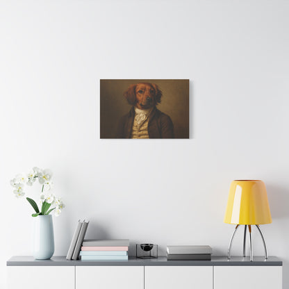 Regal Dog Portrait Matte Canvas - TRV