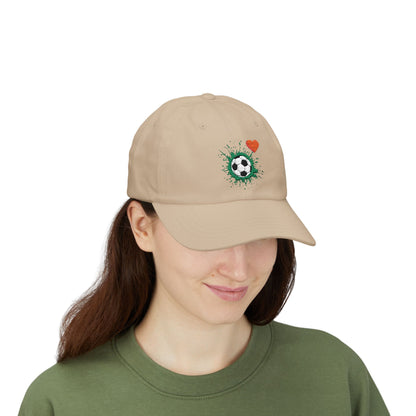 Soccer Love Dad Cap | Perfect Gift for Sports Lovers, Father's Day, Outdoor Events, Casual Wear, Adjustable Cap - TRV