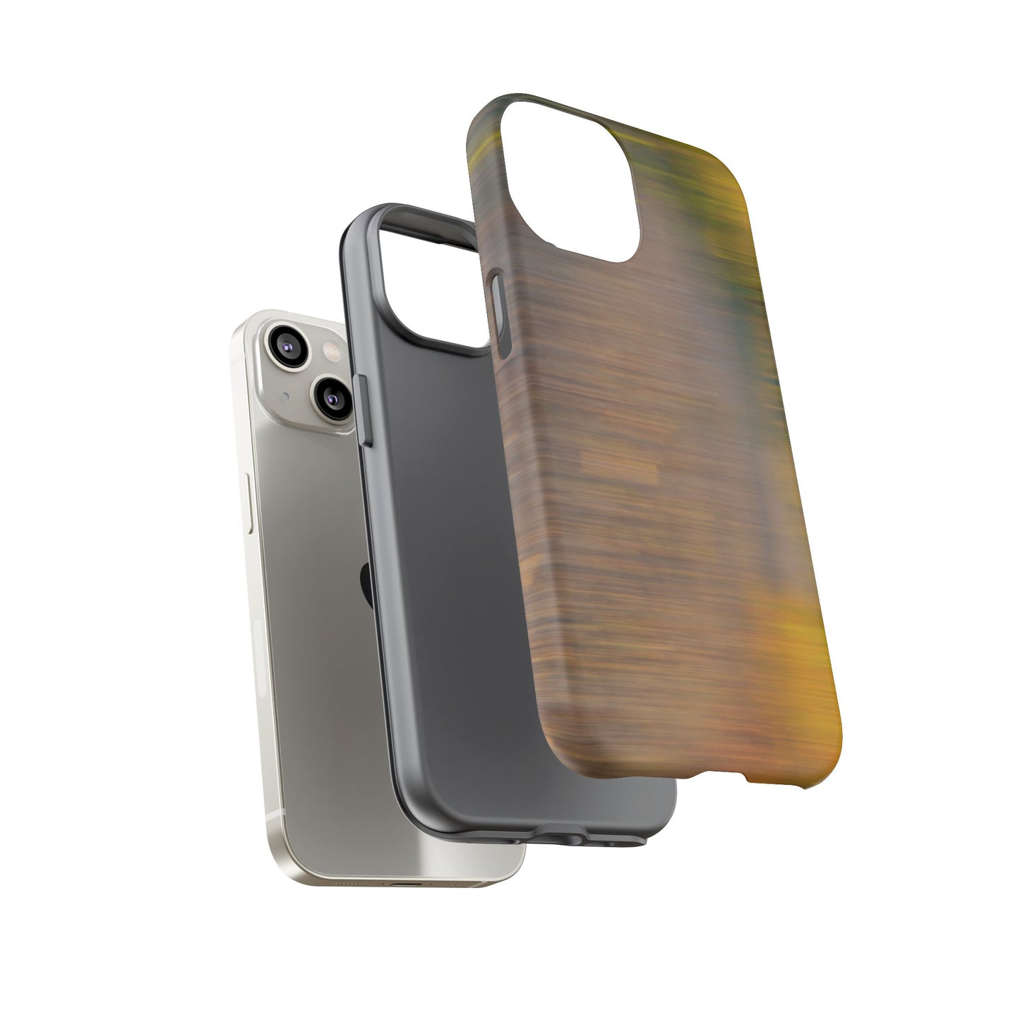 Autumn Blur Tough Phone Case — Fall Colors Protective iPhone Cover