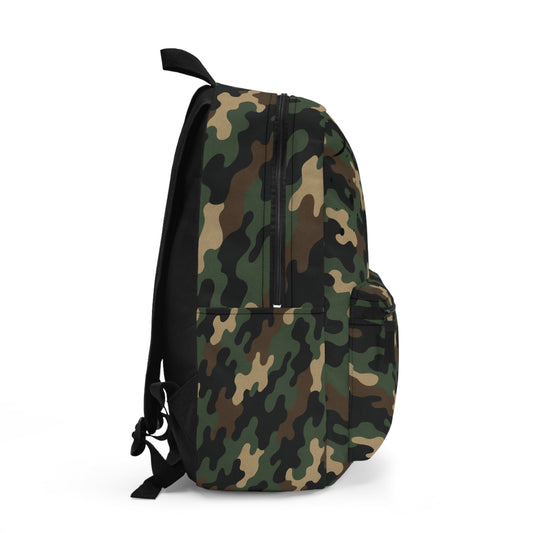 Camouflage Backpack - Trendy Camo Rucksack for Adventurers, School, Hiking, Gifts for Outdoorsy Friends, Travel Companion, Backpack, School - TRV