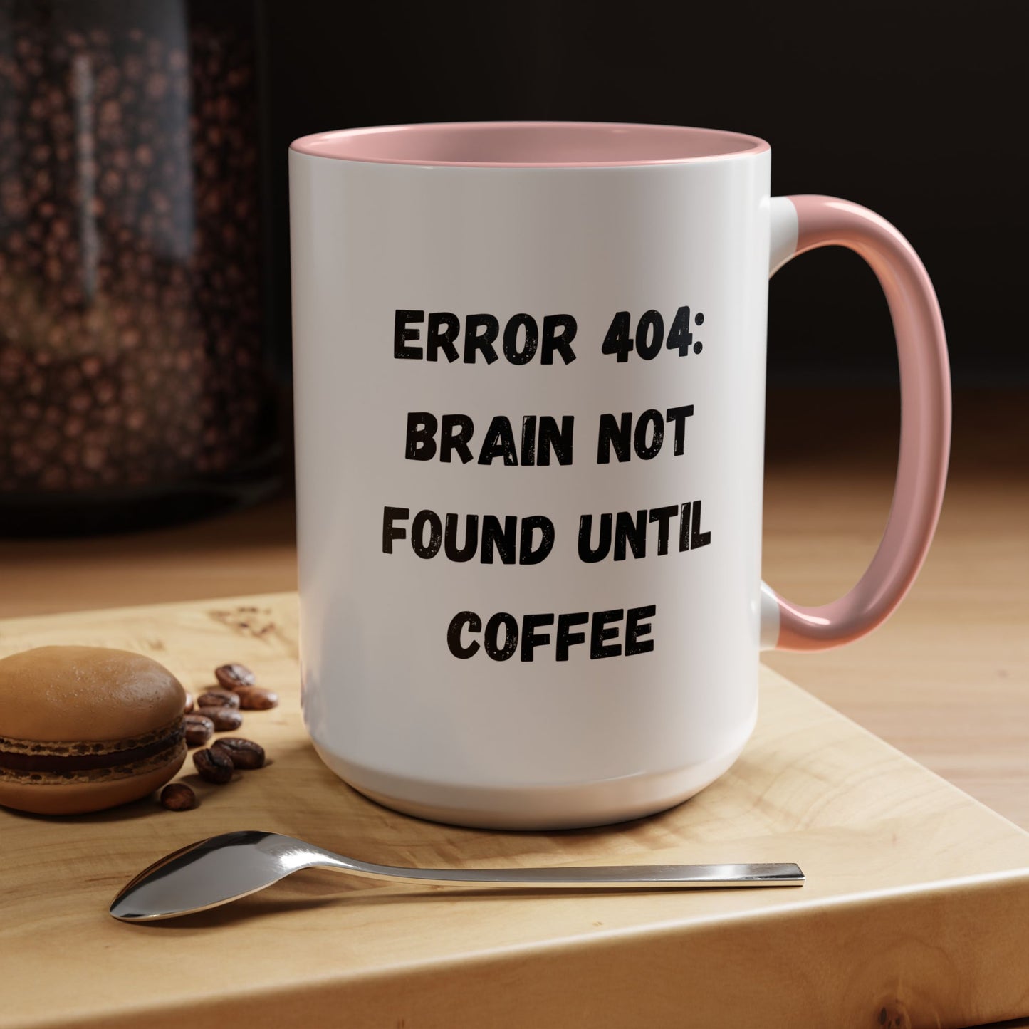 Error 404 Coffee Mug - Perfect for Your Daily Brew, Gift for Programmers, Humor for Coffee Lovers, Office Desk Decor, Nerdy Kitchenware